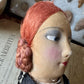 Antique boudoir doll cloth flapper doll