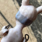Antique miniature bunny girl doll tiny bisque doll
