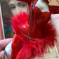 Vintage red she devil ballerina figurine