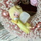 Vintage Forsum yellow angel ornament blond pixie fairy