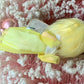 Vintage Forsum yellow angel ornament blond pixie fairy