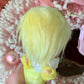 Vintage Forsum yellow angel ornament blond pixie fairy