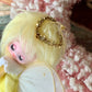 Vintage Forsum yellow angel ornament blond pixie fairy