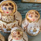 Vintage set matryoshka nesting dolls