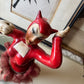 Vintage She devil ballerina ceramic dancer figurine