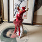 Vintage She devil ballerina ceramic dancer figurine