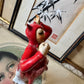 Vintage She devil ballerina ceramic dancer figurine