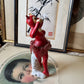Vintage She devil ballerina ceramic dancer figurine