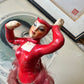 Vintage She devil ballerina ceramic dancer figurine