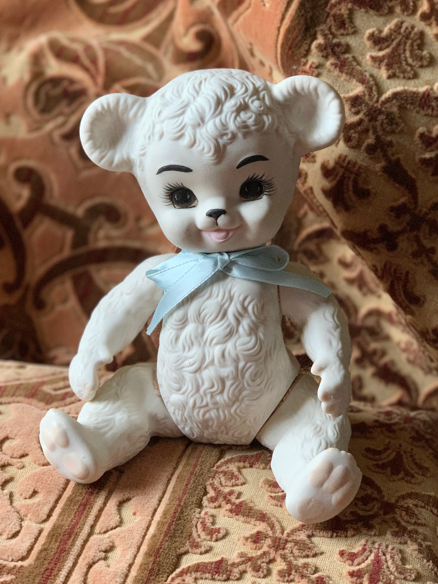 Vintage porcelain Sunny bear doll figurine