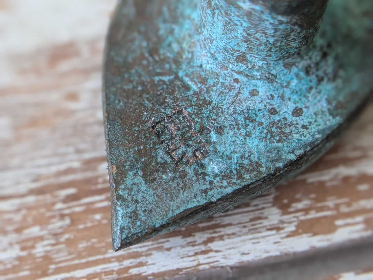 1967 "Antico" by Jerome & Evelyn Ackerman Hand-cast Solid Brass Pulls: 2 Pieces