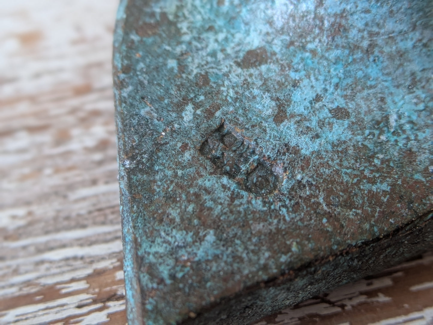 1967 "Antico" by Jerome & Evelyn Ackerman Hand-cast Solid Brass Pulls: 2 Pieces