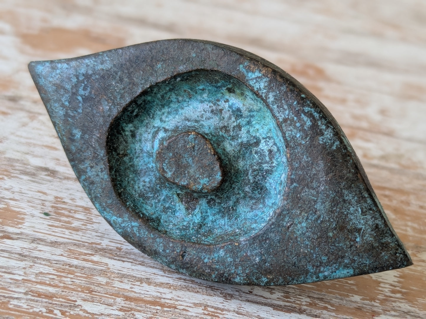 1967 "Antico" by Jerome & Evelyn Ackerman Hand-cast Solid Brass Pulls: 2 Pieces