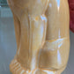 Vintage Frankoma pottery puma cat statue