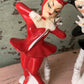 Vintage pair devil ballerina shakers