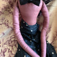 Vintage shabby smoker flapper boudoir doll