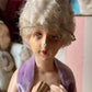 Vintage half doll pincushion