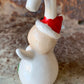 Vintage snowman figurine retro Japan Christmas decoration