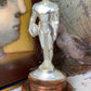 Vintage football player trophy 60s figural award statue