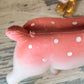 Vintage pink Christmas reindeer