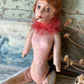 Vintage age worn Cubeb doll as-is