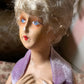 Vintage half doll pincushion