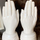 Vintage pair of ceramic hands
