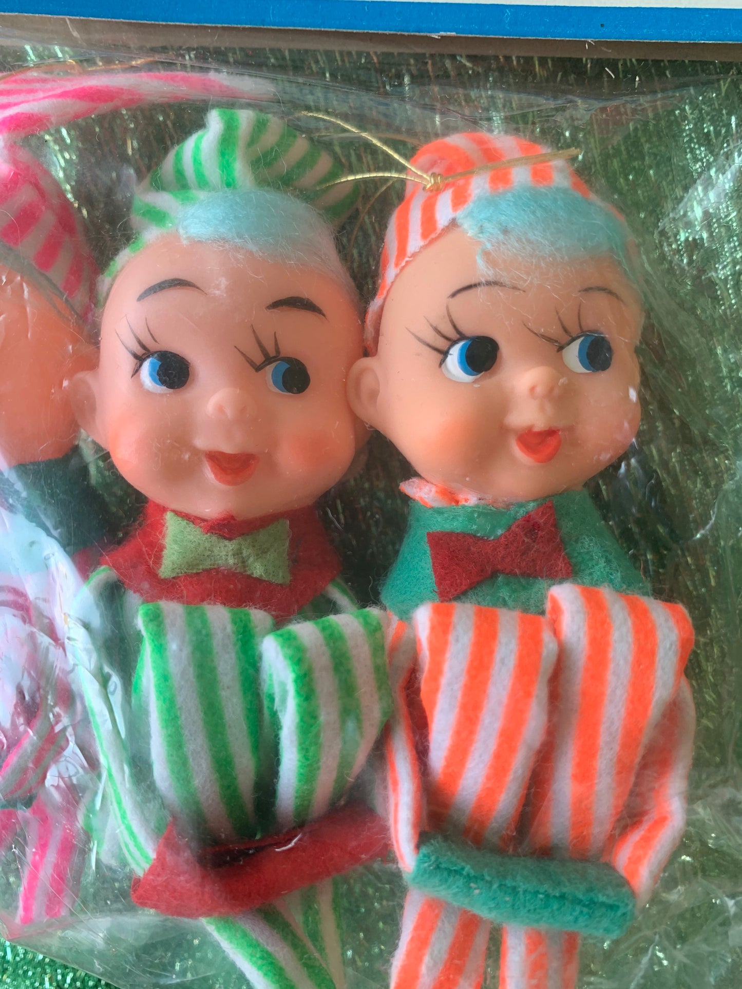 Vintage striped neoen knee hugger elves in original package