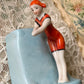 Vintage bathing beauty match holder