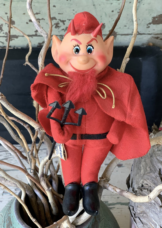 Vintage Gunderful Creation devil pixie man doll