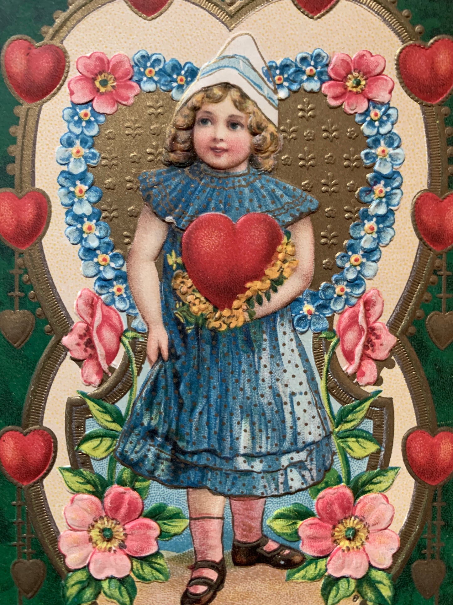 Antique German Valentine postcard