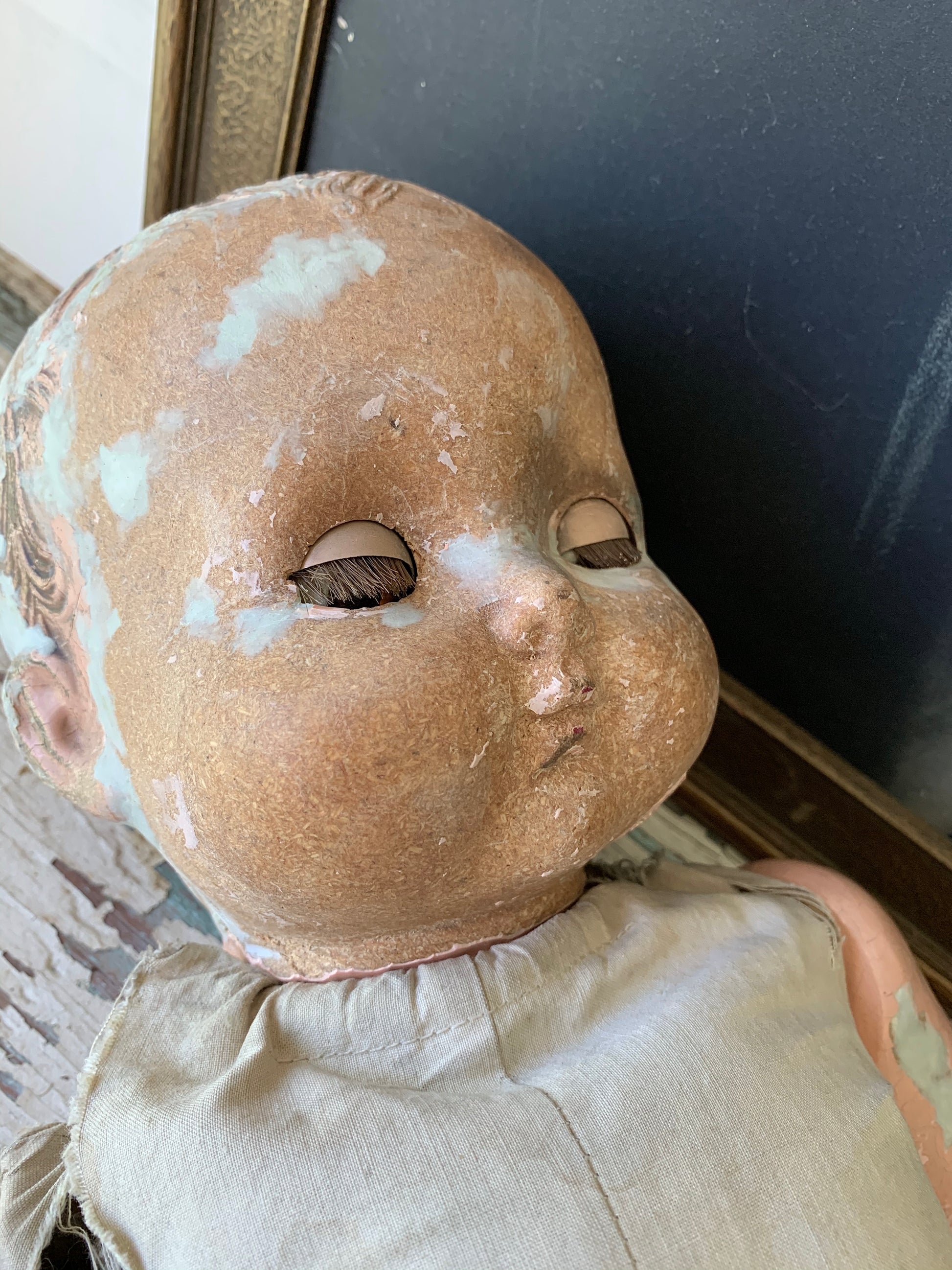 Vintage creepy cute old worn Effanbee baby doll – SAD ROSETTA