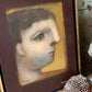 Vintage original Jose Montanes painting signed male portrait