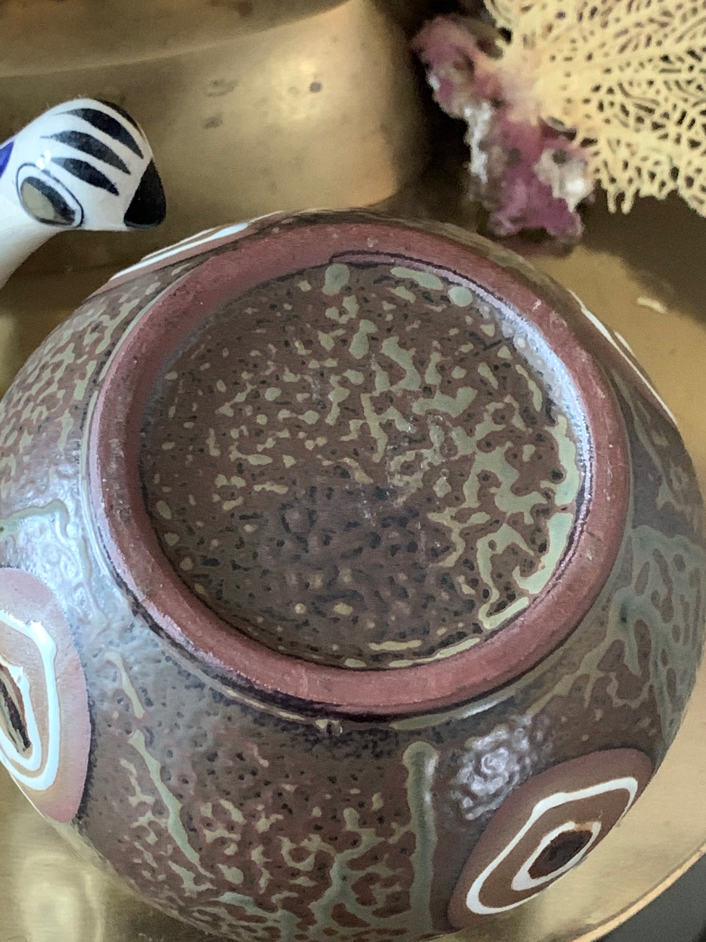 Vintage small pottery vase
