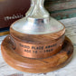 Vintage football player trophy 60s figural award statue