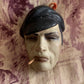 Vintage mini smoker pottery face
