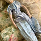 Vintage flapper boudoir doll antique bed doll