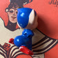 Vintage miniature blue elf figurine