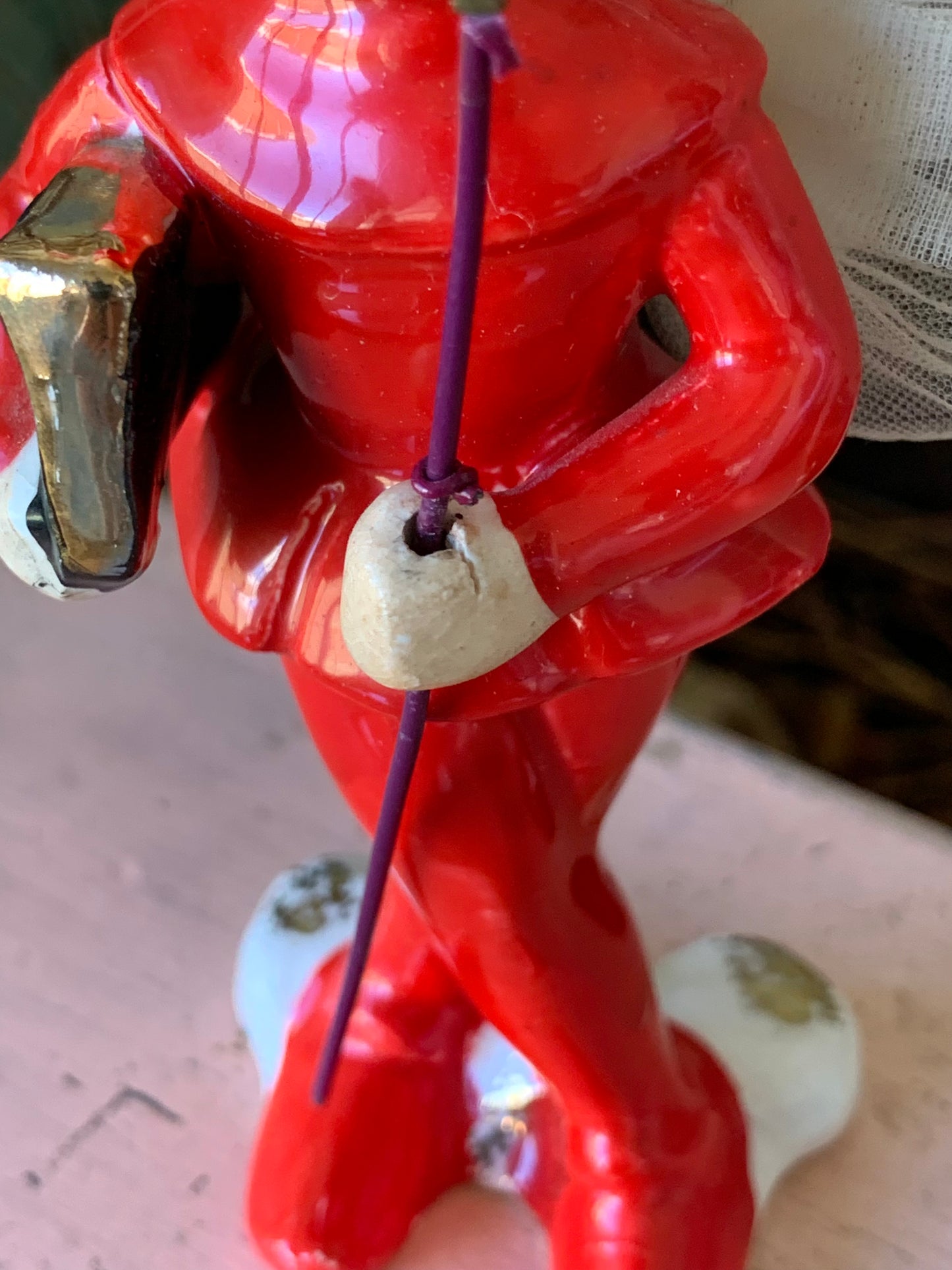 Vintage devil pixie elf figurine