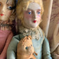 Vintage blond flapper boudoir doll
