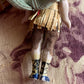 Antique miniature bisque warrior doll
