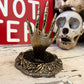 Vintage mini creepy claw hand ring holder