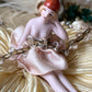 Vintage bathing beauty powder puff