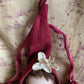 Antique doll head pincushion