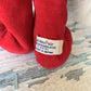 Vintage Holiday Fair winking devil stockinette pixie doll