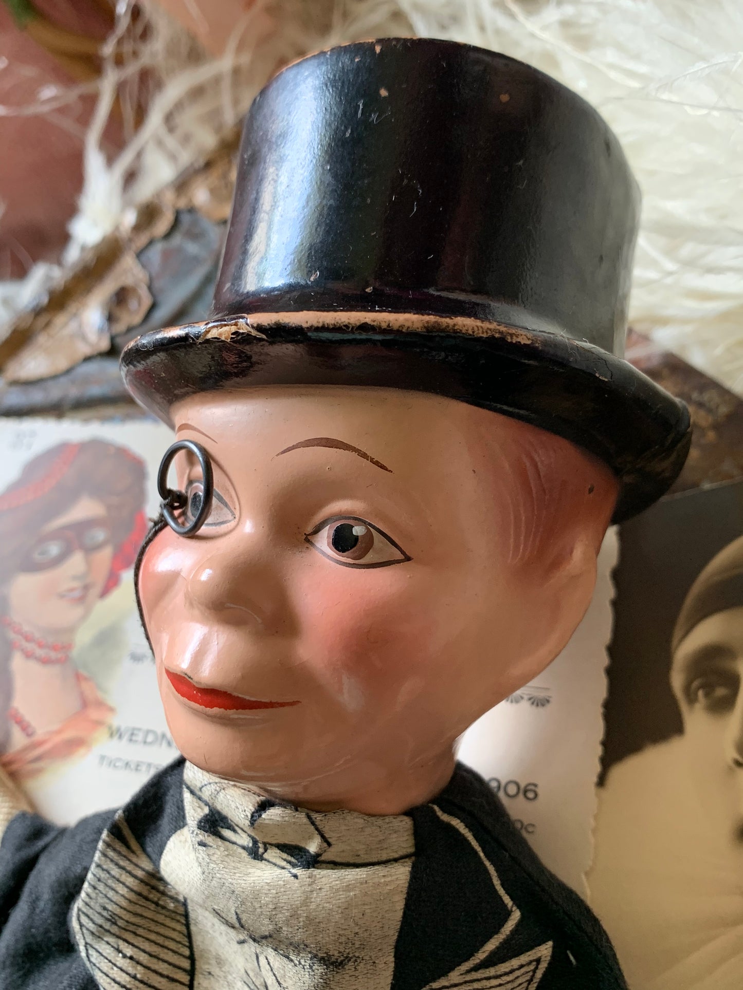 Vintage Charlie McCarthy hand puppet