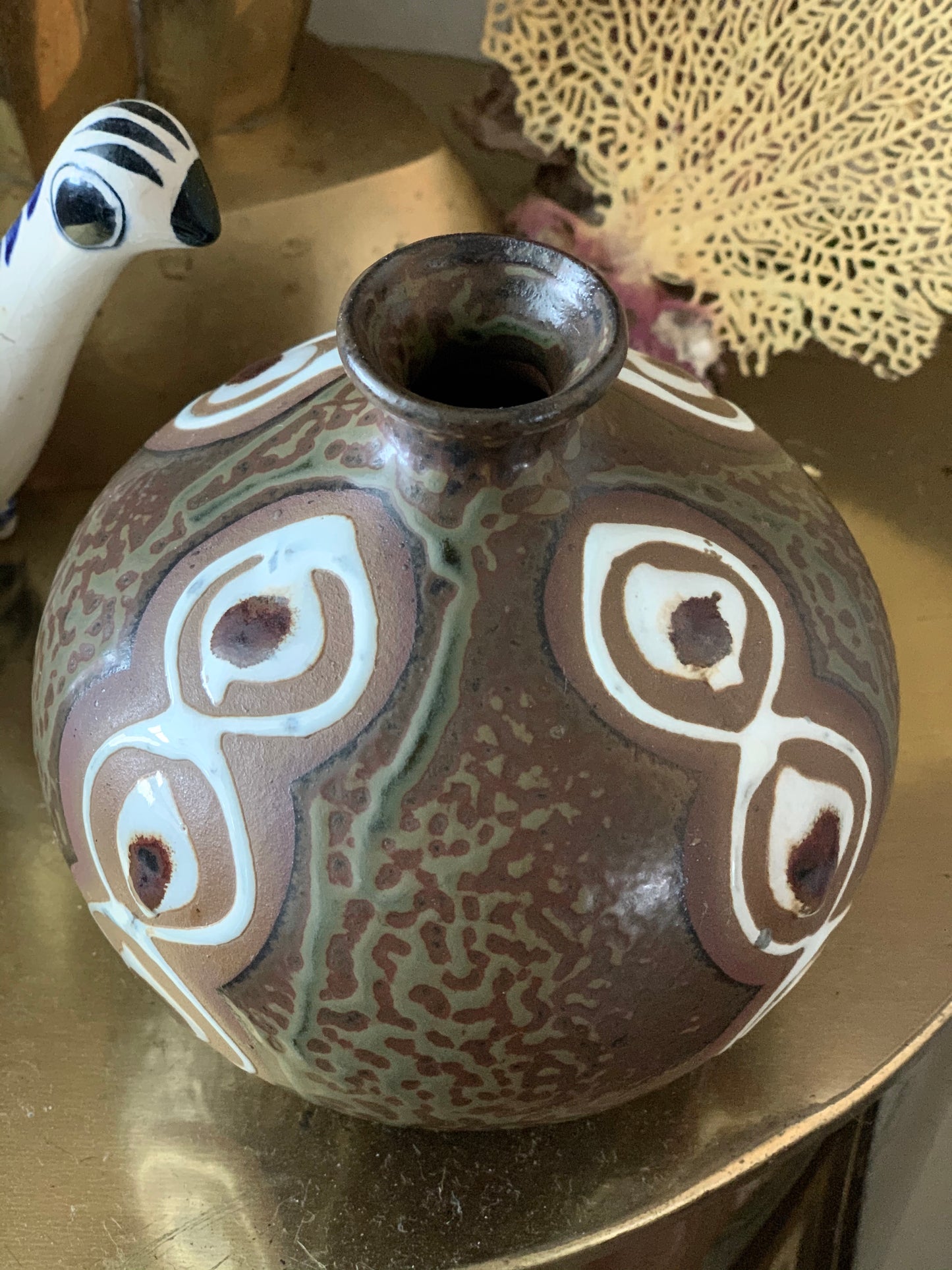 Vintage small pottery vase