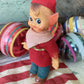 Vintage mini elf figurine Christmas decoration pixie doll