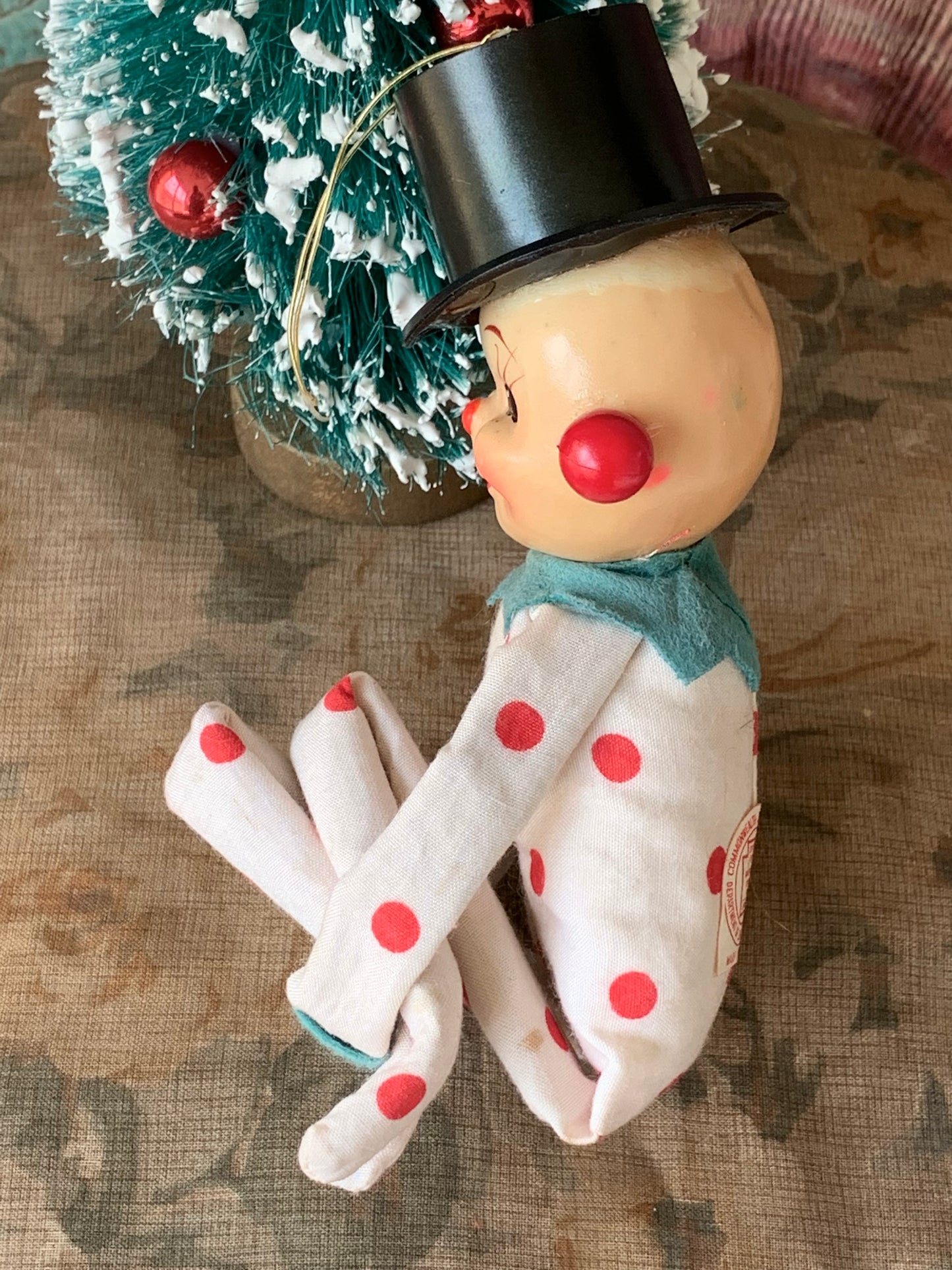 Vintage snowman knee hugger