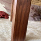 Vintage Danish modern style woven rope wooden leg stool